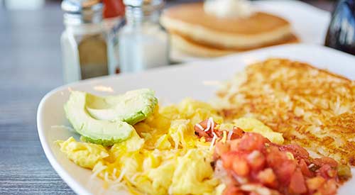 Serendipity's california scramble combo